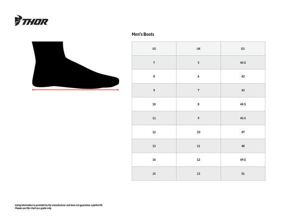 BOTA THOR BLITZ XR BRANCO/PRETO 6
