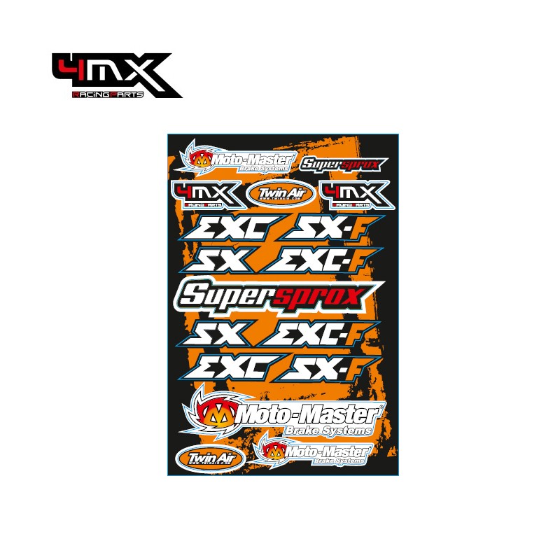 Kit Autocolantes 4MX A3 KTM 0