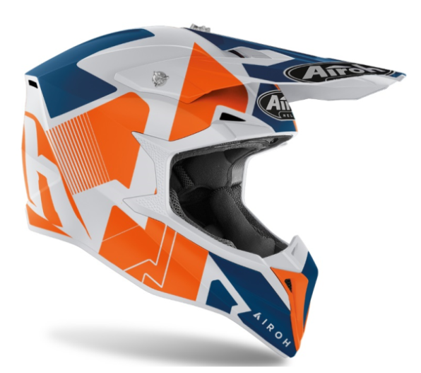 CAPACETE AIROH WRAAP RAZE LARANJA MATT L 1