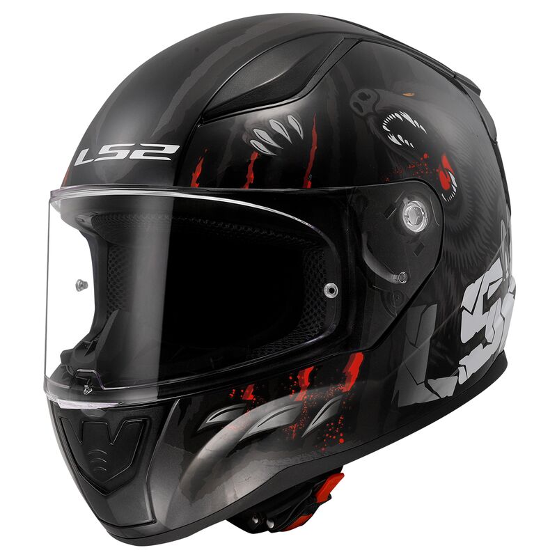 CAPACETE LS2 FF353 RAPID II CLAW BLACK-06 X 4