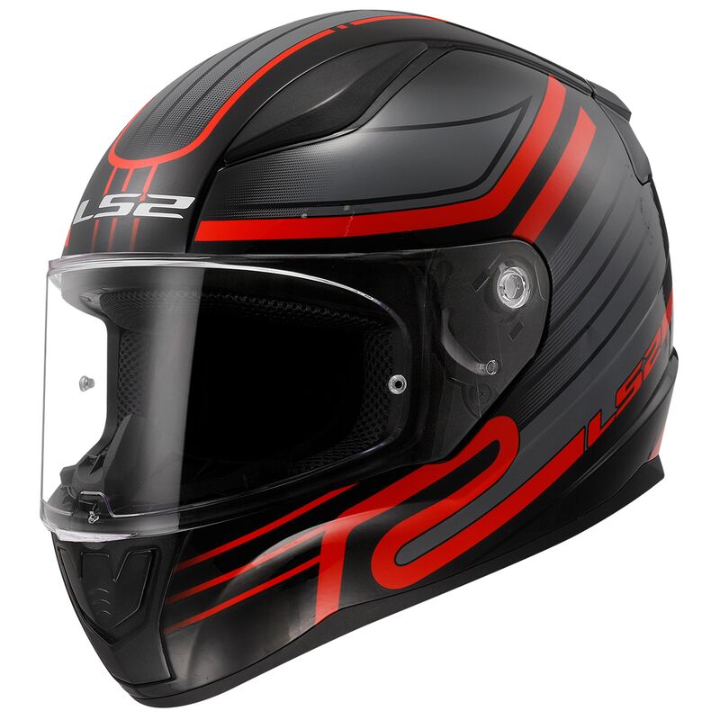 CAPACETE LS2 FF353 RAPID II CIRCUIT BLACK RED 0