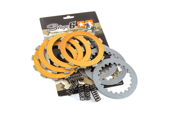 Kit Discos de Embraiagem Stage6 4 Discos Derbi 0