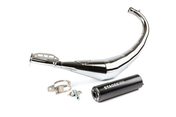 ESCAPE STAGE6 STREETRACE CNC CROMADO DERBI/ BETA/SHERCO / DT50X AM6 0