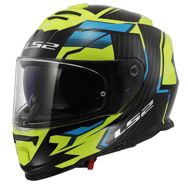 CAPACETE LS2 FF800 STROM II TRACKER PRETO/AMARELO 0