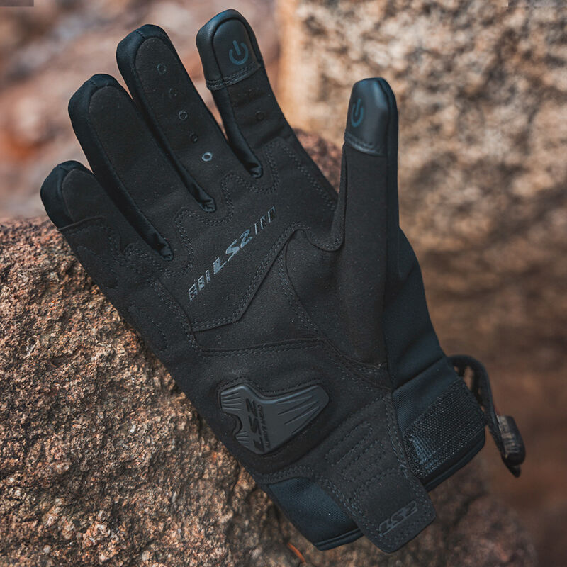 LUVA LS2 JET 2 MAN PRETO  2