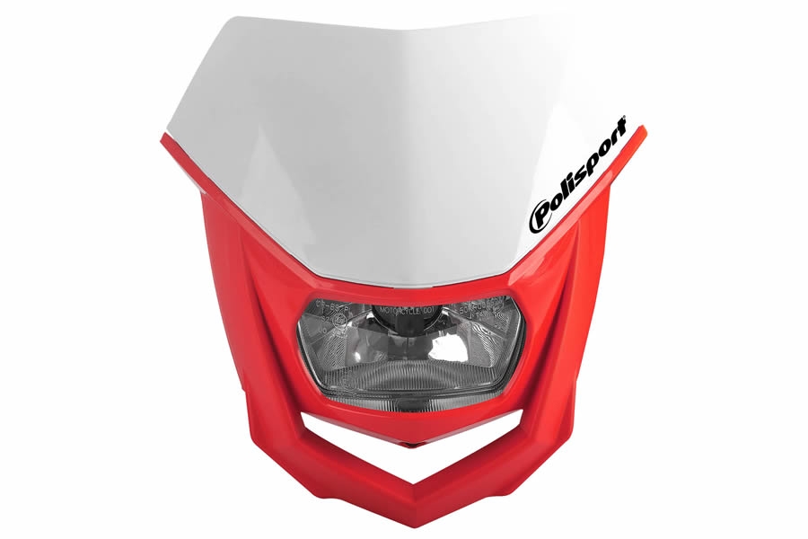PORTA FAROL HALO POLISPORT BRANCO/VERMELHO 1