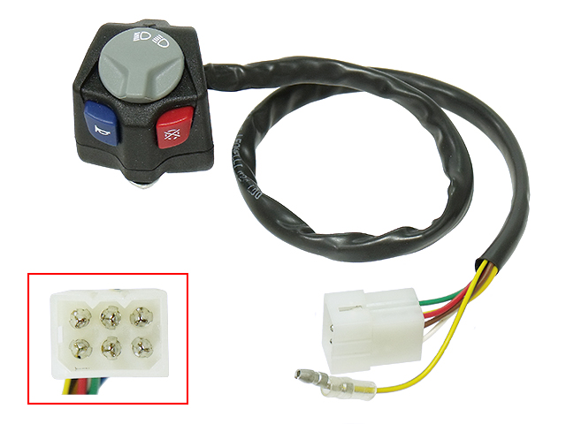 COMUTADOR ESQ LUZ/PISCA/CLAXON ENDURO SJ8225 0