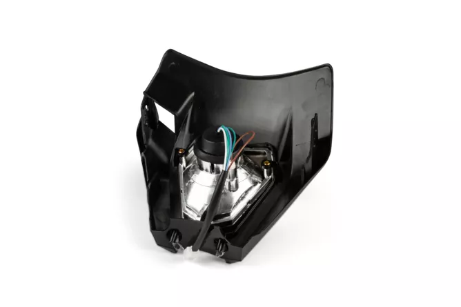 FAROL STR8 TIPO KTM EXC PRETO/VIDRO FUMADO 1