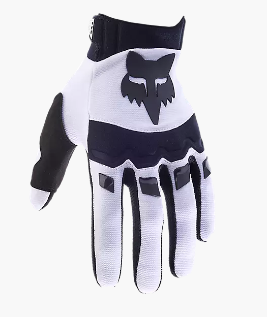 LUVA FOX DIRTPAW BRANCO/PRETO 0