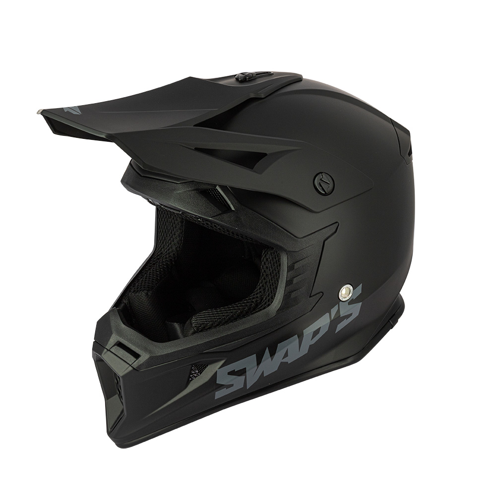 CAPACETE SWAP´S BLUR S818 PRETO MATT 0