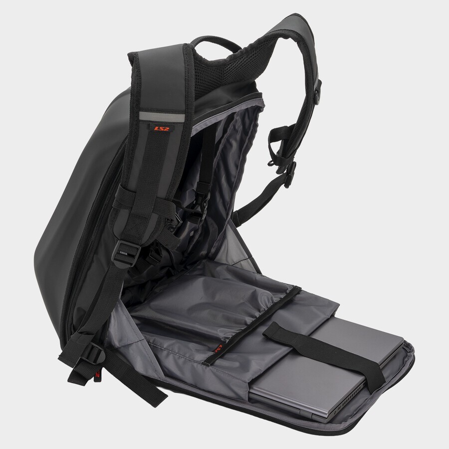 MOCHILA LS2 SHIELD PRETO 1