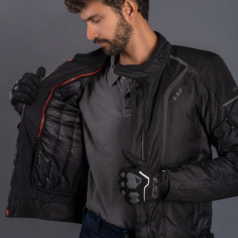 CASACO LS2 SEPANG PRETO/CINZA WATERPROOF 3