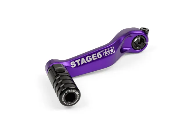 PEDAL DE MUDANÇAS STAGE6 ROXO DT50X/BETA/SHERCO 0