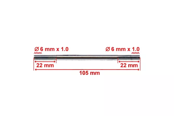 PARAFUSO CAILINDRO BWS M6X105MM 1