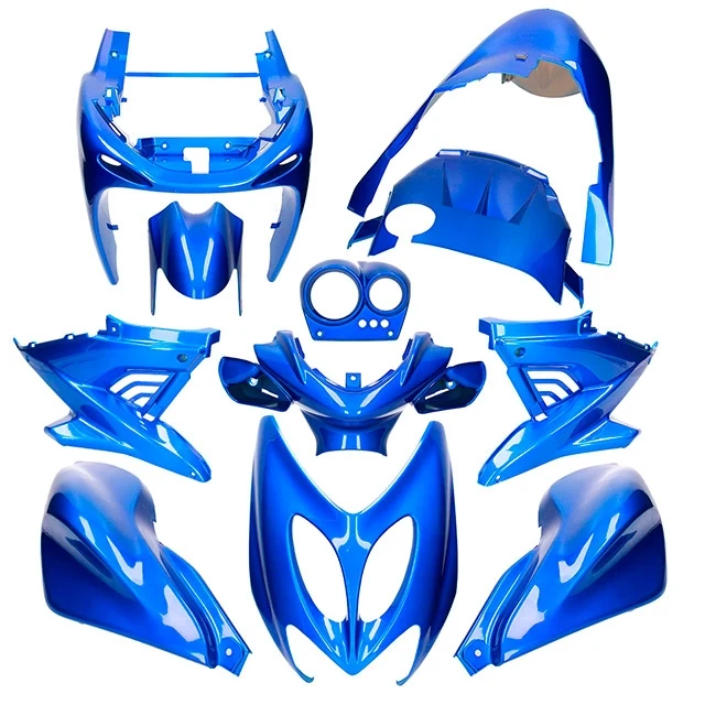 KIT PLASTICOS 11 PEÇAS AEROX AZUL METALICO 0